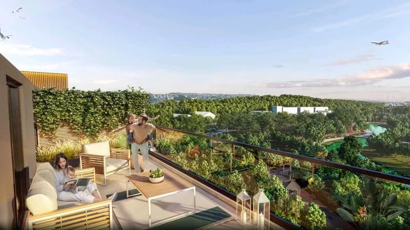 2+1 Duplex in Arnavutköy with Stunning Green Views